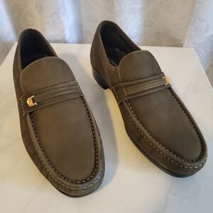 Florsheim Riva Comfortech, Men's Shoes Leather, Suede Loafer, Size 11, Green